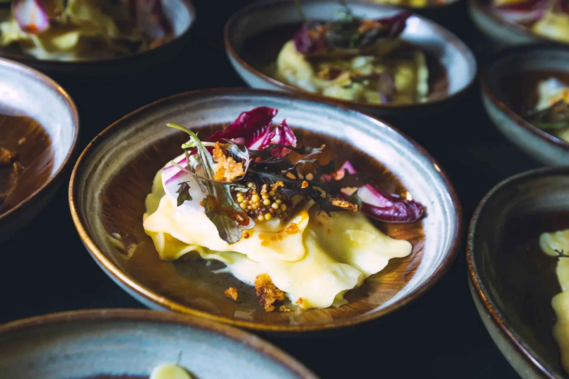 Een gerecht van Vuurenvork, met aandacht opgemaakt