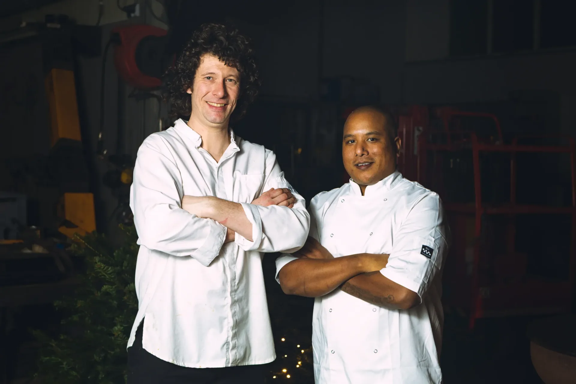 Tim en zijn collega, samen het team achter jouw catering